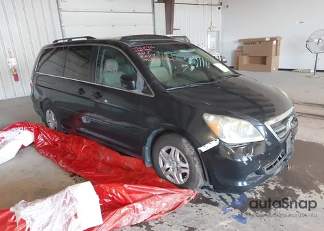 2007 Honda Odyssey Ex-L из США, поврежденный, VIN 5FNRL38707B130261